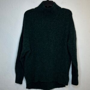 & Other Stories Deep Green Turtleneck Sweater